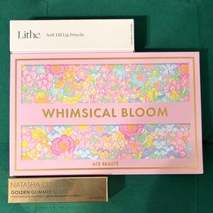 Ace Beaute Whimsical Bloom Palette, Gloss, & Lip Pencils